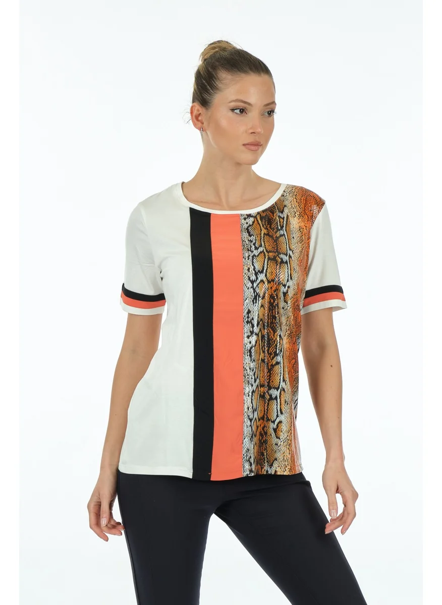 Twomail Orange Women's T-Shirt MY2350P10787