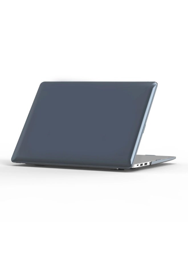 قشرة صلبة حالة واقية على غطاء هواوي MateBook 14 2024 2025 FLMH-X FLMH-16 FLMH-32 14.2 "2.8K OLED الكمبيوتر المحمول w / Touch Control Ultra 5 7 معالجات غطاء حالة الكمبيوتر المحمول (كريستال أسود) - Image 1
