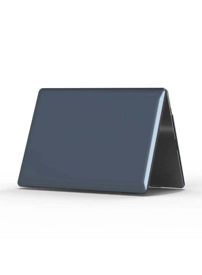 قشرة صلبة حالة واقية على غطاء هواوي MateBook 14 2024 2025 FLMH-X FLMH-16 FLMH-32 14.2 "2.8K OLED الكمبيوتر المحمول w / Touch Control Ultra 5 7 معالجات غطاء حالة الكمبيوتر المحمول (كريستال أسود) - Image 3