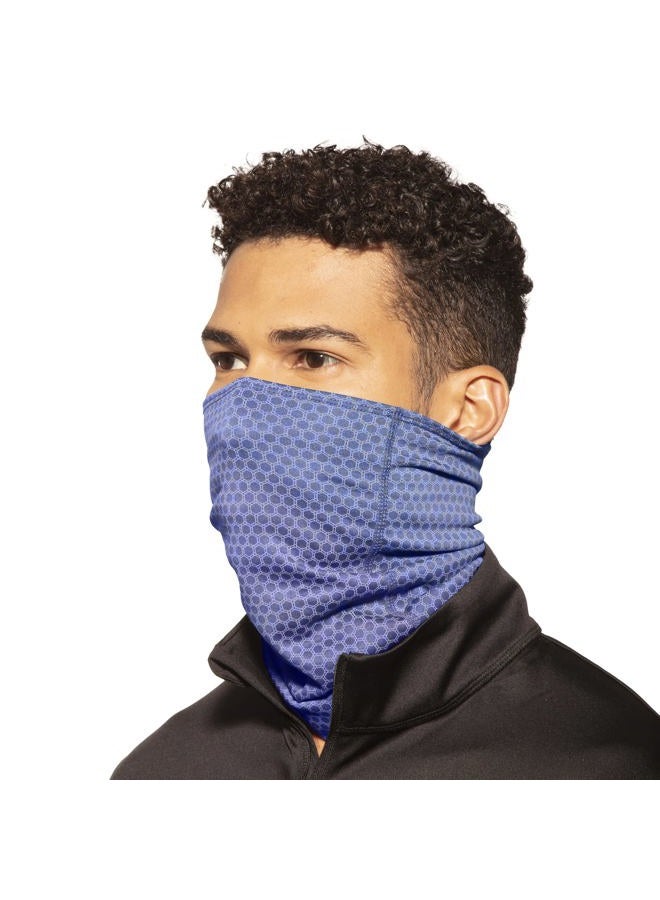 Copper Fit Unisex's Guardwell Face Cover and Neck Gaiter, Washable, Blue, Adult - Image 1