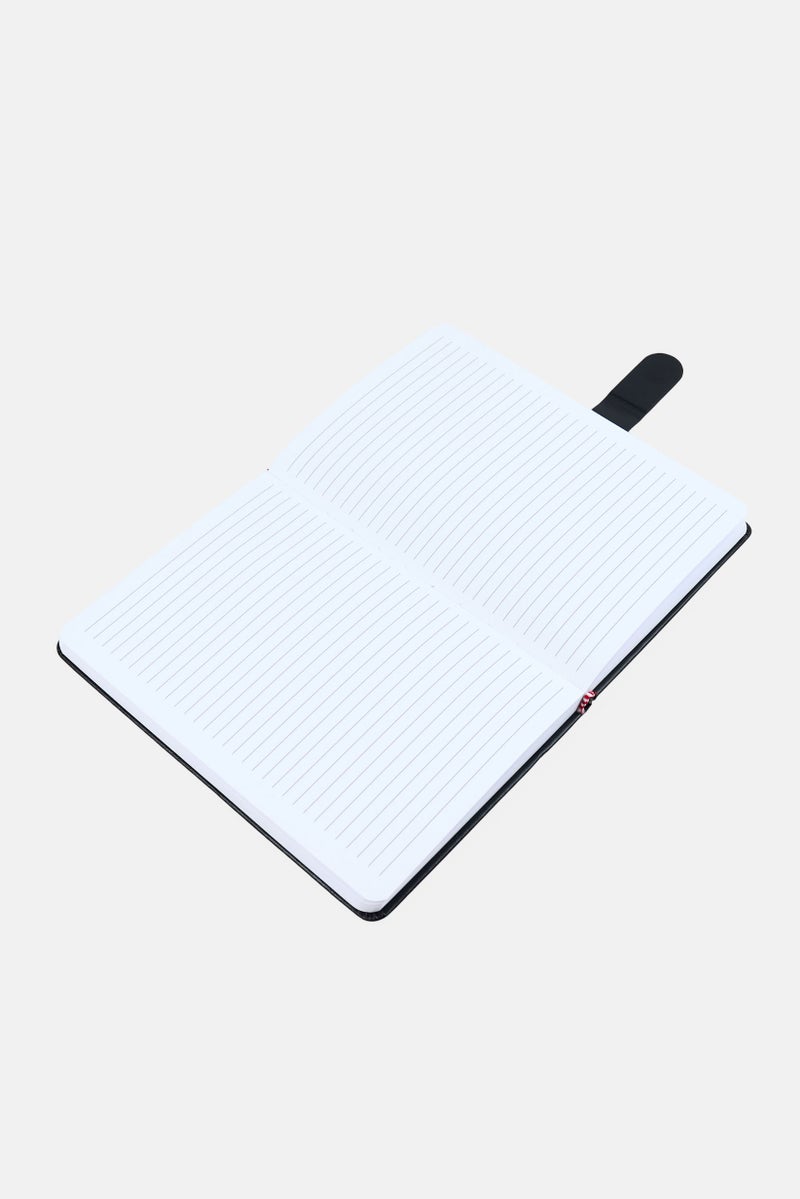 VOTUM Rhinestone Bow Magnetic Lock Notebook, Black - Image 3