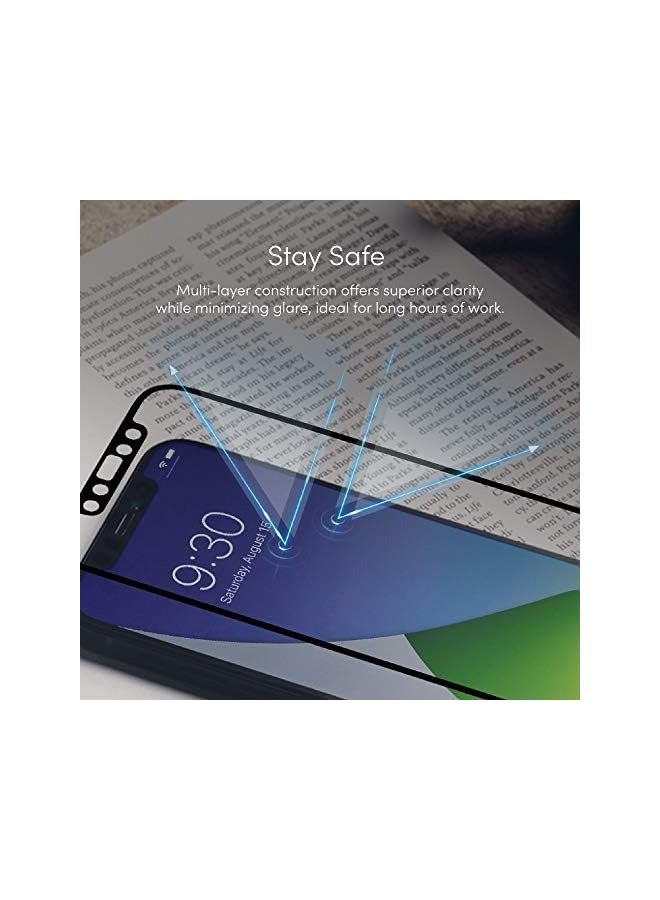 PROMASS AG Matte protective film for the screen of the iPhone 12 Pro Max (black frame) - Image 3