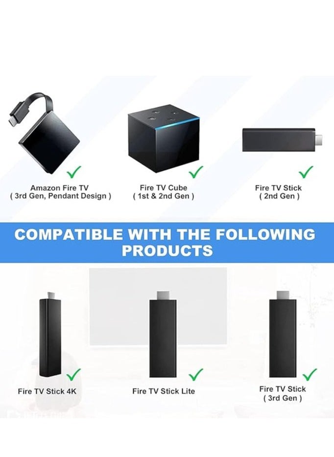 NEW Voice Remote (3rd Gen) L5B83G with TV Controls – Compatible with Fire TV Stick / 4K / Max / Lite / Cube, Alexa Voice Remote
