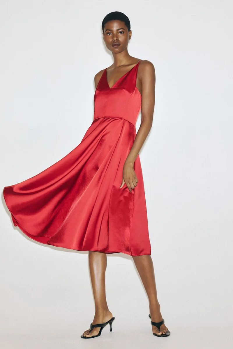 H&M V-neck strappy dress