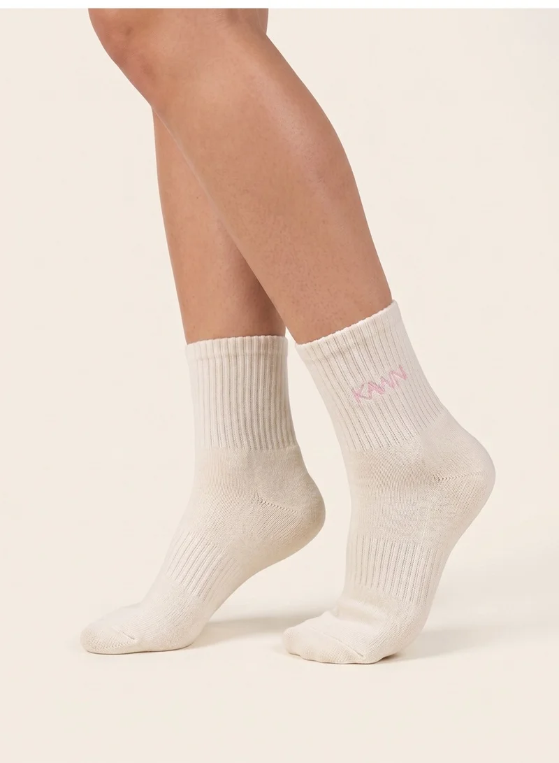 كون.يوغا KAWN Breathable Lightweight Socks for Daily Wear – Soft & Comfortable, One Size Fits Most