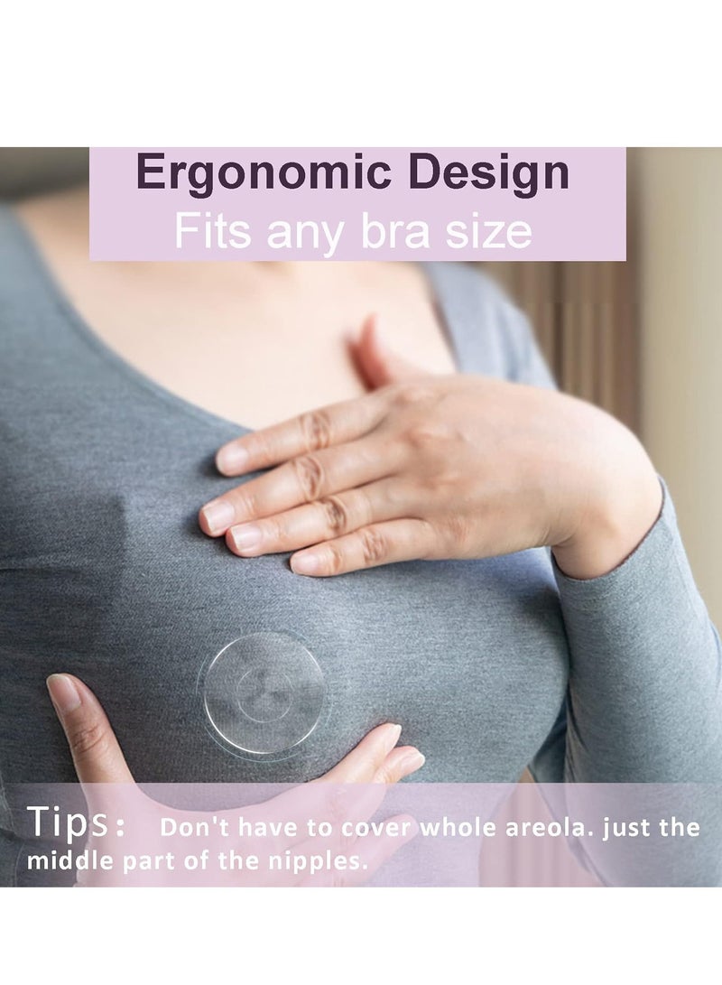 قام أكواب رضاعة فضة 925 بتصميم مثقوب وقابل للتنفس، غطاء حلمة فضة 920 لأساسيات الرضاعة الطبيعية، درع حلمة فضي للرضع، دروع حلمة معدنية، حجم عادي. - Image 4