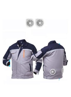 Generic Air-conditioned four-speed fan jacket, suitable for summer mountaineering clothing for travel, adventure, construction sites, and express deliveryAir-conditioned four-speed fan jacket, suitable for summer mountaineering clothing for travel, adventure, construction sites, and express delivery  - Image 1