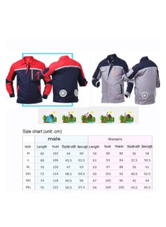 Generic Air-conditioned four-speed fan jacket, suitable for summer mountaineering clothing for travel, adventure, construction sites, and express deliveryAir-conditioned four-speed fan jacket, suitable for summer mountaineering clothing for travel, adventure, construction sites, and express delivery  - Image 5
