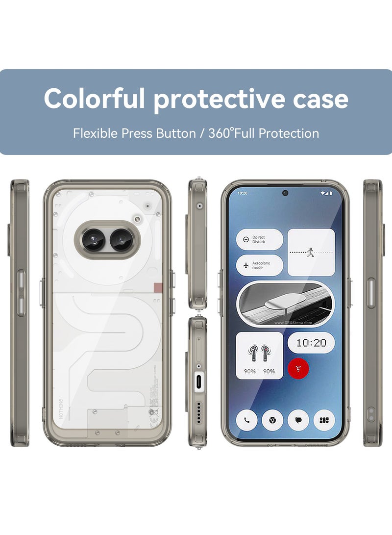 يوارب كينج غطاء حماية لهاتف Nothing 2A باللون الرمادي - Image 2