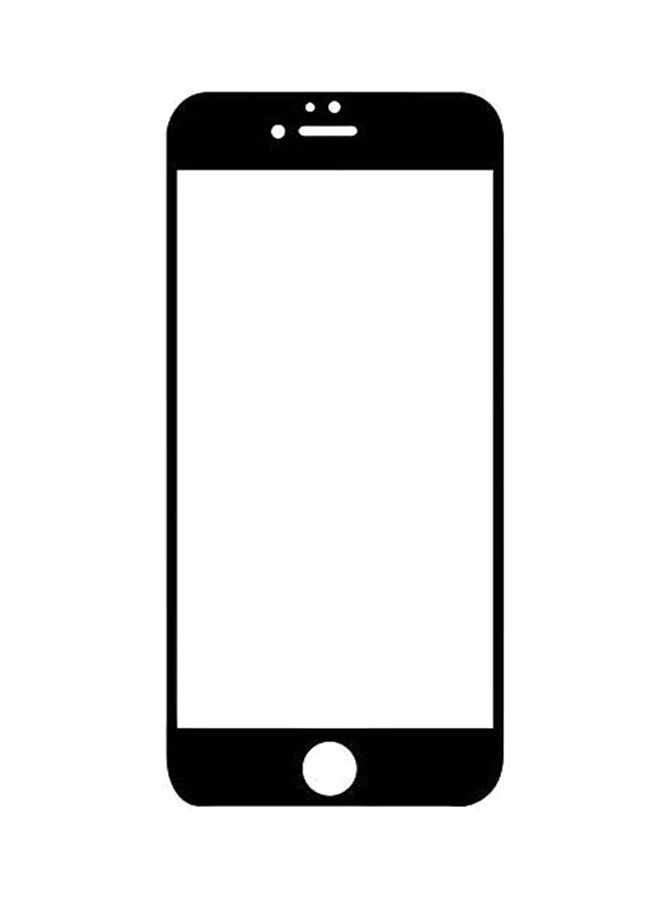 Tempered Glass Screen Protector For Apple iPhone 7 Black/Clear