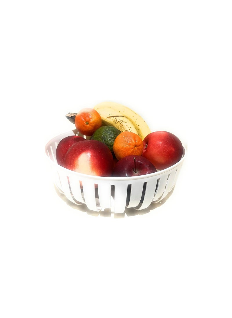 VIO Multifunctional Multicolor Reusable Basket Durable Household Wash and Drain Basket Kitchen and Home Storage Basket suitable for Fruits Vegetables Snacks Bread Candy Set of 4  - Image 2