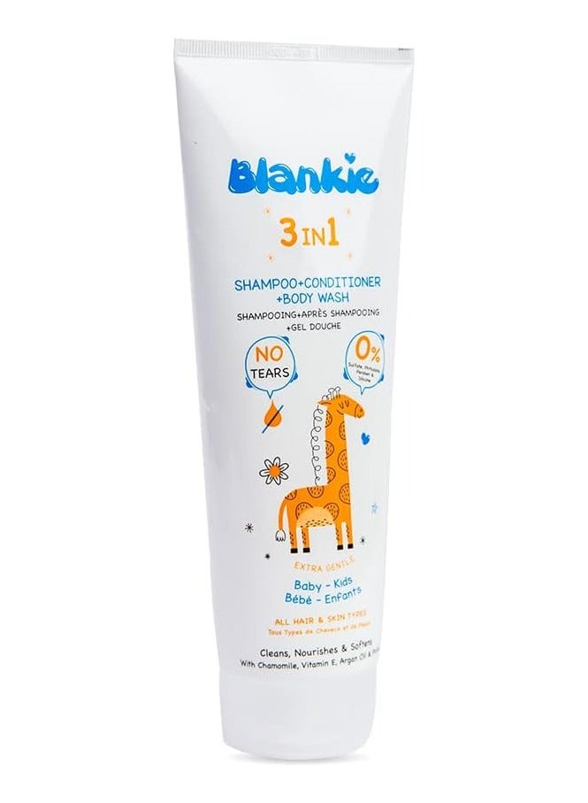 بلانكي شامبو وبلسم وغسول للجسم 3 في 1  200 مل