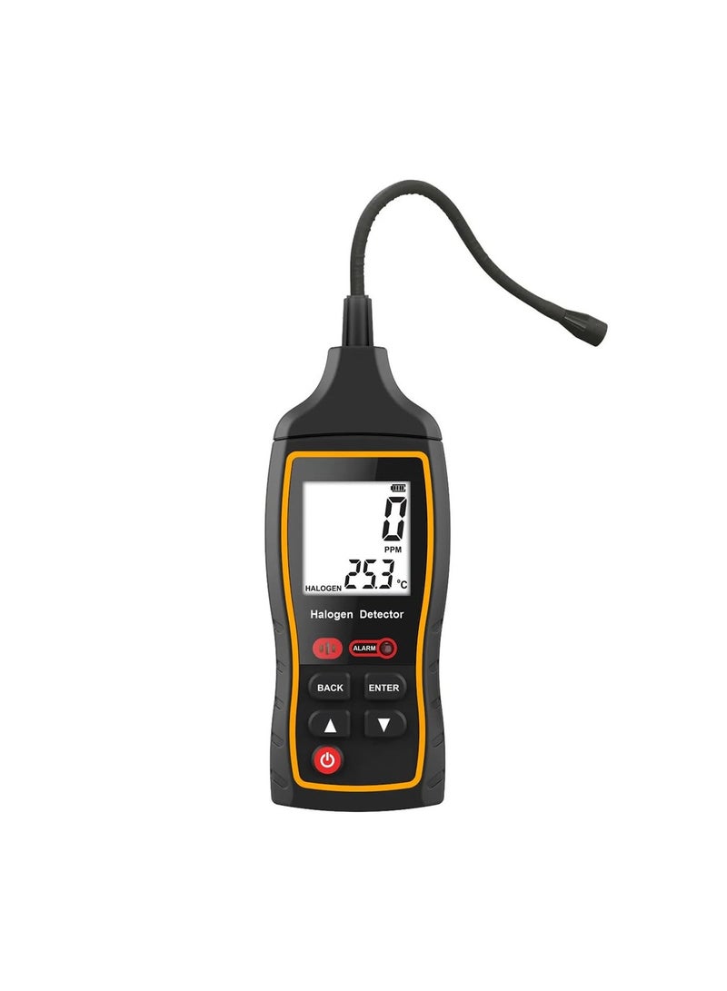 Refrigerant Leak Detector – Advanced HVAC/Auto  Halogen Sniffer with LCD Display, High Accurately Detects R22, R32, R134A, Ideal for Professional  Home Use, Fast Response with Audio Alarm - Black - Image 1