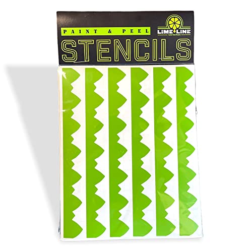 LiME LiNE Dragon Scales Airbrush Stencil for Custom Paint - Image 1