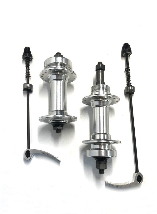 DONSP1986 Bike Wheel Part Bicycle hub, Bike Hub 36 Hole, Quick Release,Alum,One Pair,100mm x135mm Front Width and Rear Width - Image 1
