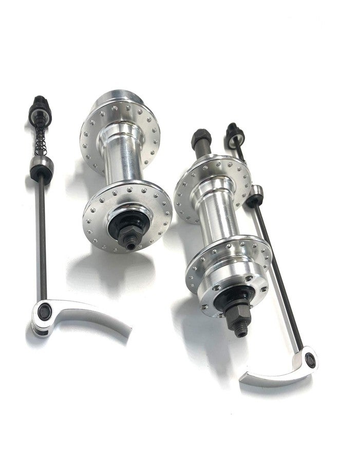 DONSP1986 Bike Wheel Part Bicycle hub, Bike Hub 36 Hole, Quick Release,Alum,One Pair,100mm x135mm Front Width and Rear Width - Image 5