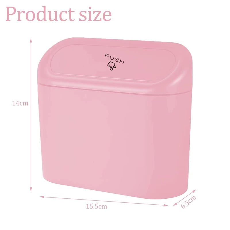 Tulsondai Economical upgraded quality Car Trash Can with 20 Trash Bags and 2 Hooks，Mini Car Trash Bin Hanging Type Waterproof Automotive Trash Can Car Rubbish ​Bin with Lid Practical experience crafted - Image 2