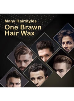 The Man Company Brawn Extra Stronghold Hair Styling Pomade Wax for Men | Stylish Matte Finish with Volume | Non Sticky - 50gm  - Image 4