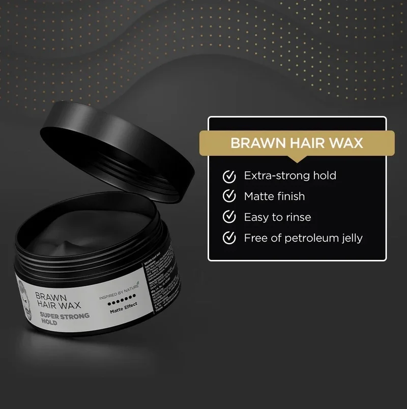 The Man Company  Extra Stronghold Hair Styling Pomade Wax for Men | Best Price UAE