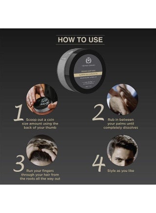 Extra Stronghold Hair Styling Pomade Wax - view 5