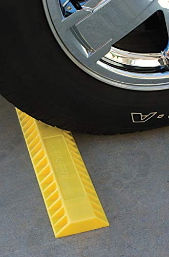 Camco AccuPark Vehicle Parking Aid  Features Heavy Duty High Visible Resin Design  Easy Installation with Adhesive Strips  Measures 1838 x 334 x 113  1Pack 44442 - Image 4