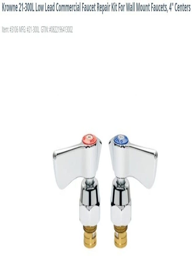 Krowne Metal 21-300L Commercial Series Faucet Silver Repair Kit-21-300L - Image 3