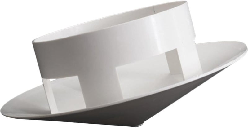 LALAFINA Roof Vent Cap and Chimney Rainproof Cover PVC Ventilation Mushroom Rain Cap for Outdoor Drainage Pipes and Roof Ventilation Systems - Image 1