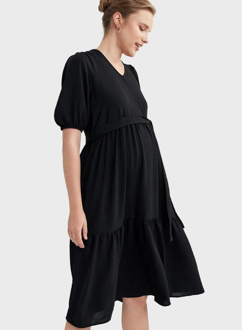 DeFacto Tiered Cotton Dress