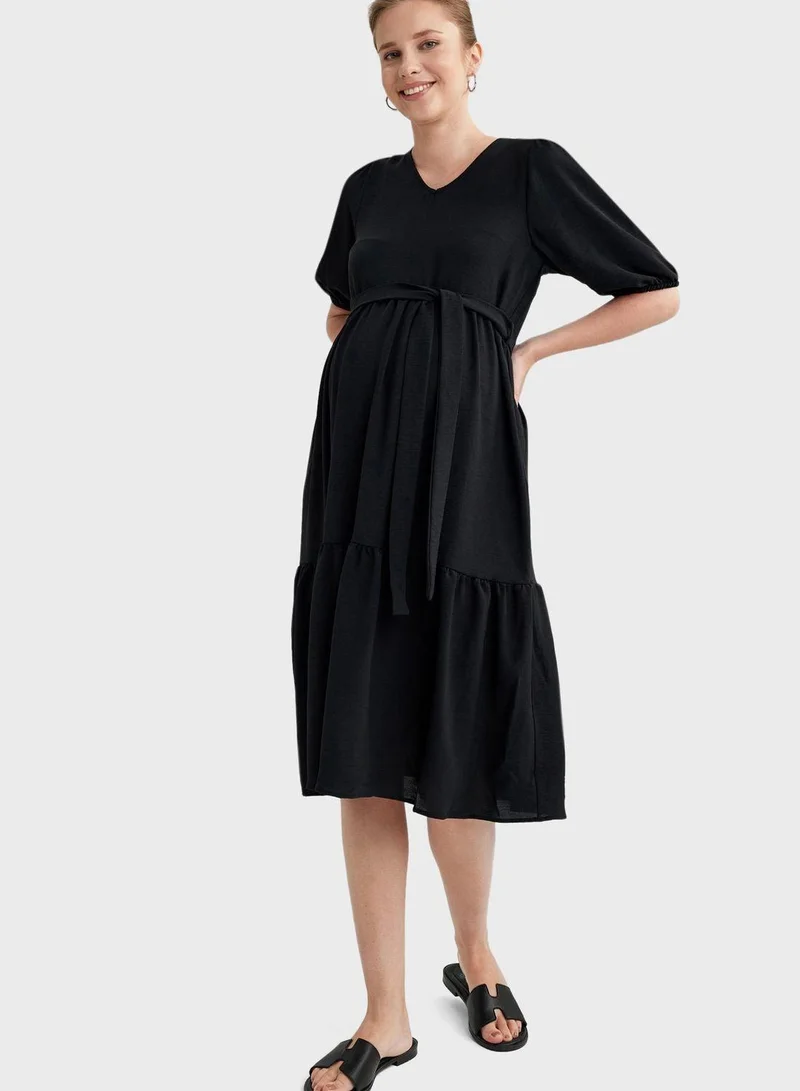 DeFacto Tiered Cotton Dress