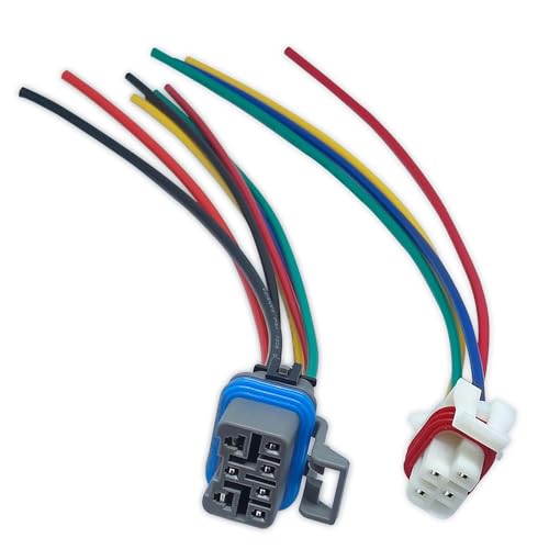 Casalytics 4L60E 4L80E 65E Neutral Safety Switch, Pigtails Switch Connectors 7 & 4 Wire - Compatible for GM 1995 to 2004 4-Speed Automatic Transmission, Replace 15305920, 88862288, 15305887 - Image 1