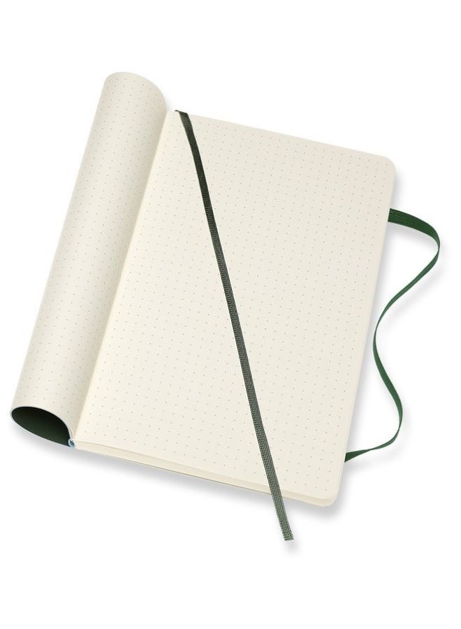 MOLESKINE Large Notebook Dot Grid Pages Myrtle Green Soft Cover 192 Pages - Image 2