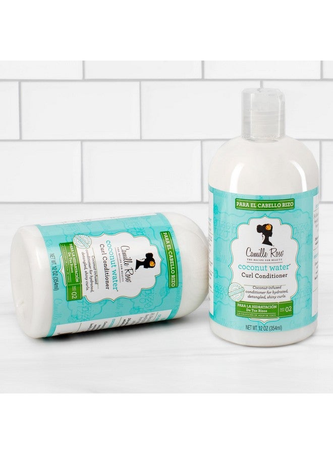 Camille Rose Coconut Water Curl Cleanse Sulfate Free Hydrating Shampoo With Coconut Castor And Rosemary Oils For Soft Bouncy Curls 12 Oz - Image 5