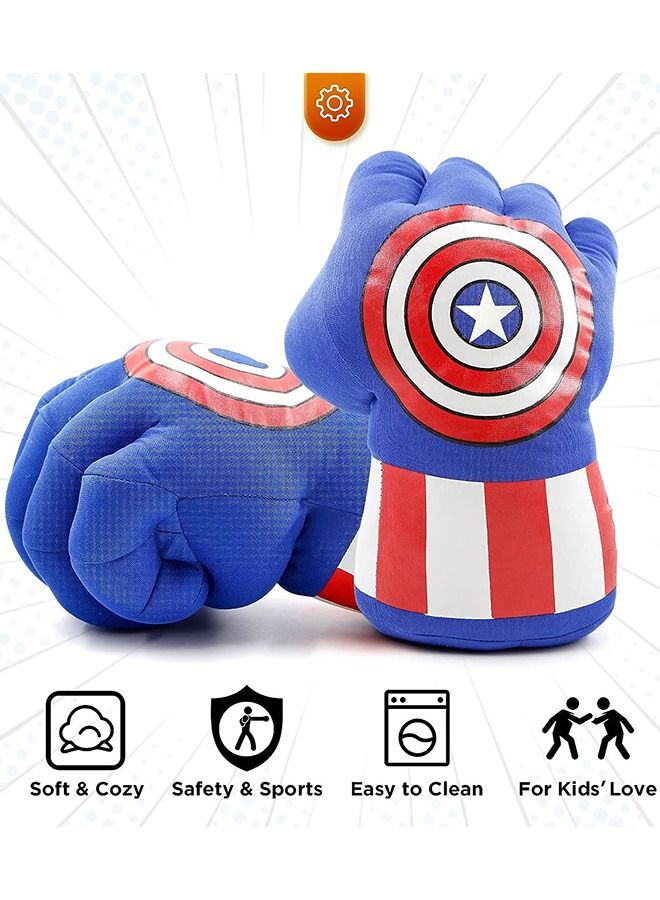 Taiahiro Kids Boxing Gloves Smash Hands Big Soft Plush Hero Fists 28cm - Image 2