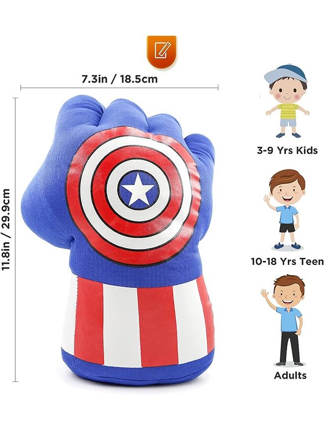 Taiahiro Kids Boxing Gloves Smash Hands Big Soft Plush Hero Fists 28cm - Image 4