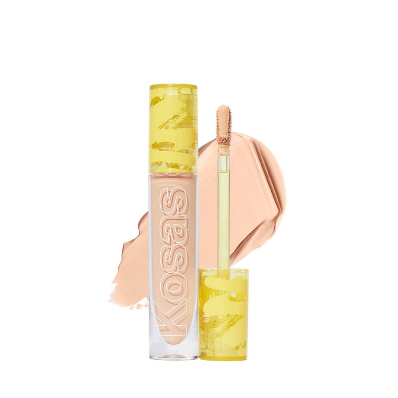 Kosas Revealer Concealer - Medium Coverage Makeup with Hyaluronic Acid, Conceals Dark Circles Under Eyes, Dark Spots and Blemishes + Brightens, Hydrates, Long-Lasting & Vegan, (Tone 3.8 N) - Image 1