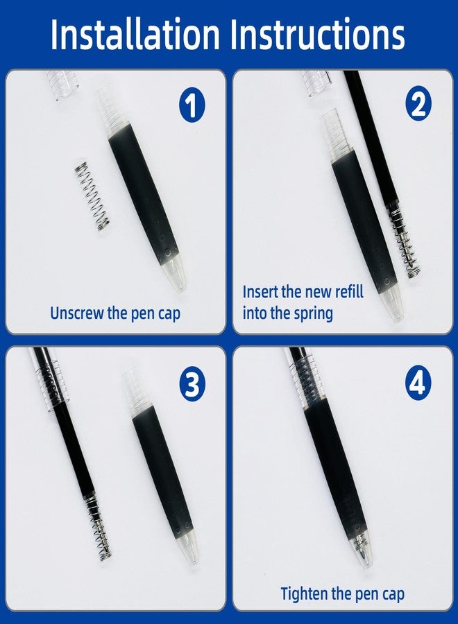 Jauisus 16 Pcs Erasable Gel Pen Refills, 0.7 mm Replacement Erasable Pen Refills Smooth Writing Retractable Fine Point Pen Refill for Art Drawing Writing, Office Home School Supplies (8 Colors) - Image 4