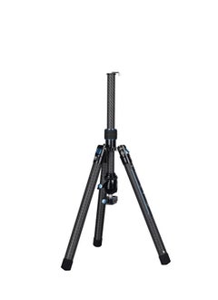 sirui SIRUI Carbon Fiber Tripod with B-00K Panoramic Ball Head, 59.8” Compact Lightweight Travel Tripod AT-125, Quick Release Reverse Folding Legs, Reversible Center Column, Max Load 22lbs - Traveler X-I  - Image 3