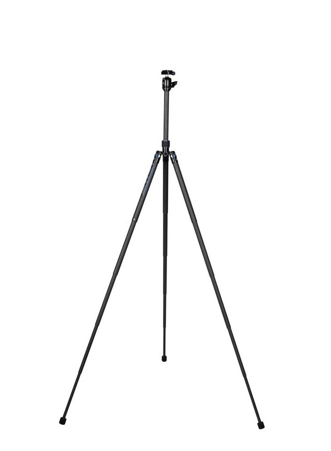 sirui SIRUI Carbon Fiber Tripod with B-00K Panoramic Ball Head, 59.8” Compact Lightweight Travel Tripod AT-125, Quick Release Reverse Folding Legs, Reversible Center Column, Max Load 22lbs - Traveler X-I - Image 5
