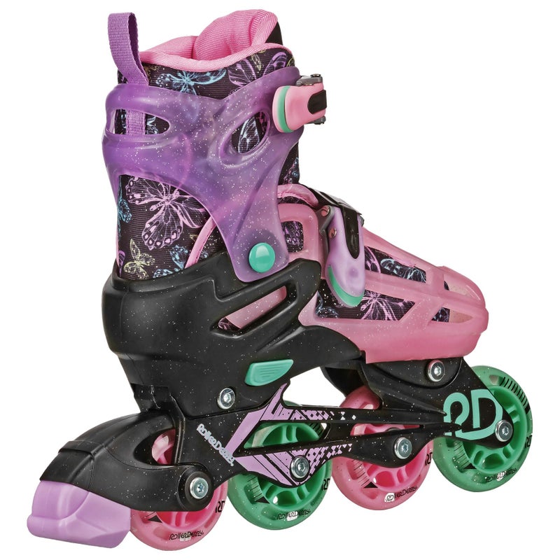Roller Derby Falcon 2-in-1 Combo Quad and Inline Skates for Kids, Adjustable Sizing - Image 2