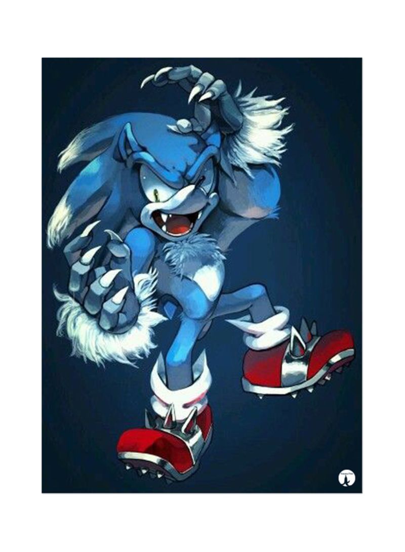 The Video Game Sonic Mouse Pad Grey/Blue