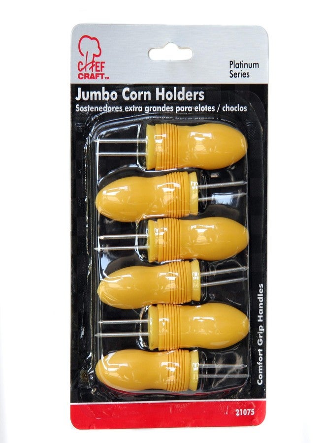 Chef Craft Select Soft Corn Holders, 6 piece set, Yellow - Image 5