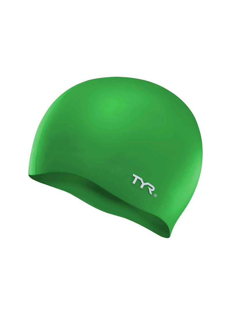 TYR Wrinkle Free Silicone Junior Swim Cap (One Size) - Image 1
