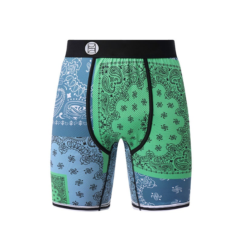 Men'S Underwear Cartoon Print Men'S Quick-Drying Boxer Briefs Sports Underwear Fitness Extended Underwear Men'S - Image 1