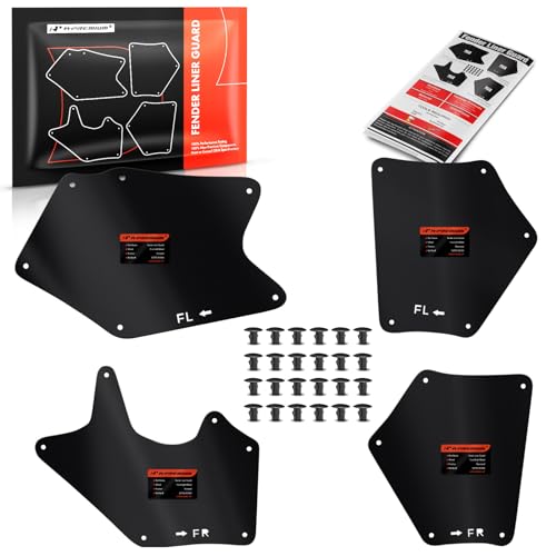 A-Premium Splash Guards Fender Liner Shields Compatible with Toyota Tundra Sequoia 2007-2020 Front and Rear 4-PC Set - Image 1