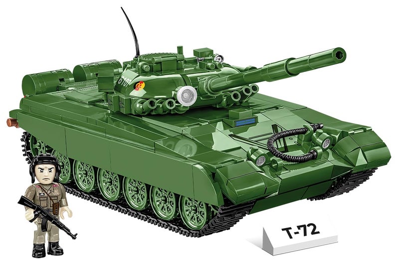 COBI Armed Forces T72 East GermanySoviet Tank Building Set 680 Pieces - Image 2