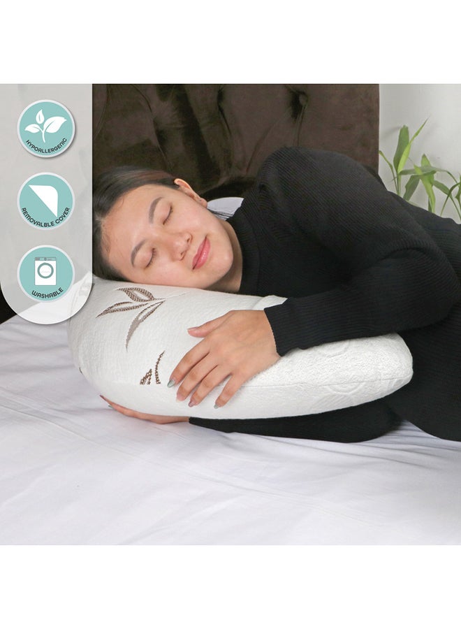Moon Heat Regulating Support Pillow fabric Multicolour 50x50x10cm - Image 4