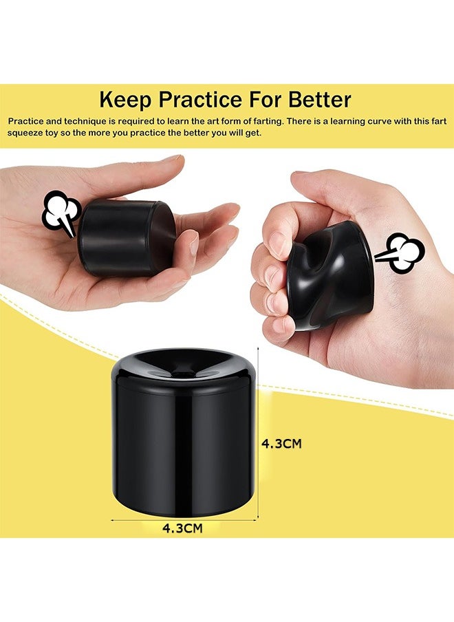 Urit Prank Toy, Fart Noise Maker, for Kids Adult Gags Practical Joke Party Gift Breaking Toy (Black)  - Image 2