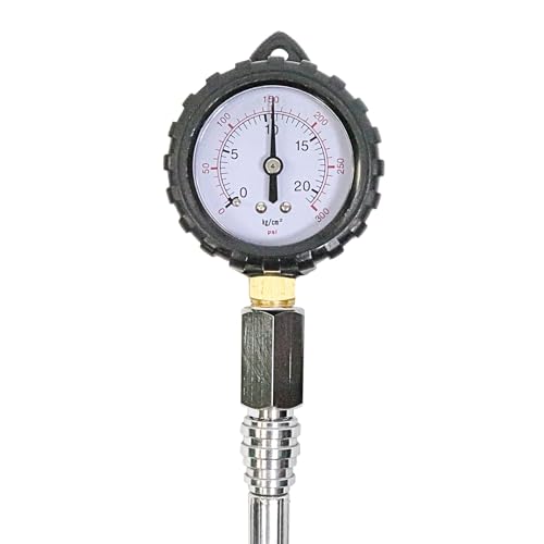 Scuba Choice 2" Intermediate Pressure Checker Gauge - 300 PSI, Diving Tester, Rubber-Protected Dial for Regulator Maintenance, Portable Lightweight Tool for Gear Safety - Image 4