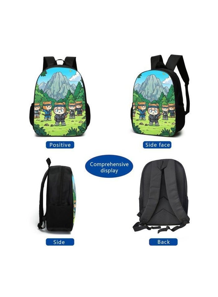 Cartoon style universal three-piece schoolbag - 641  - Image 4