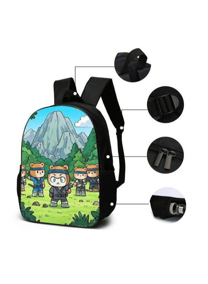 Cartoon style universal three-piece schoolbag - 641  - Image 5